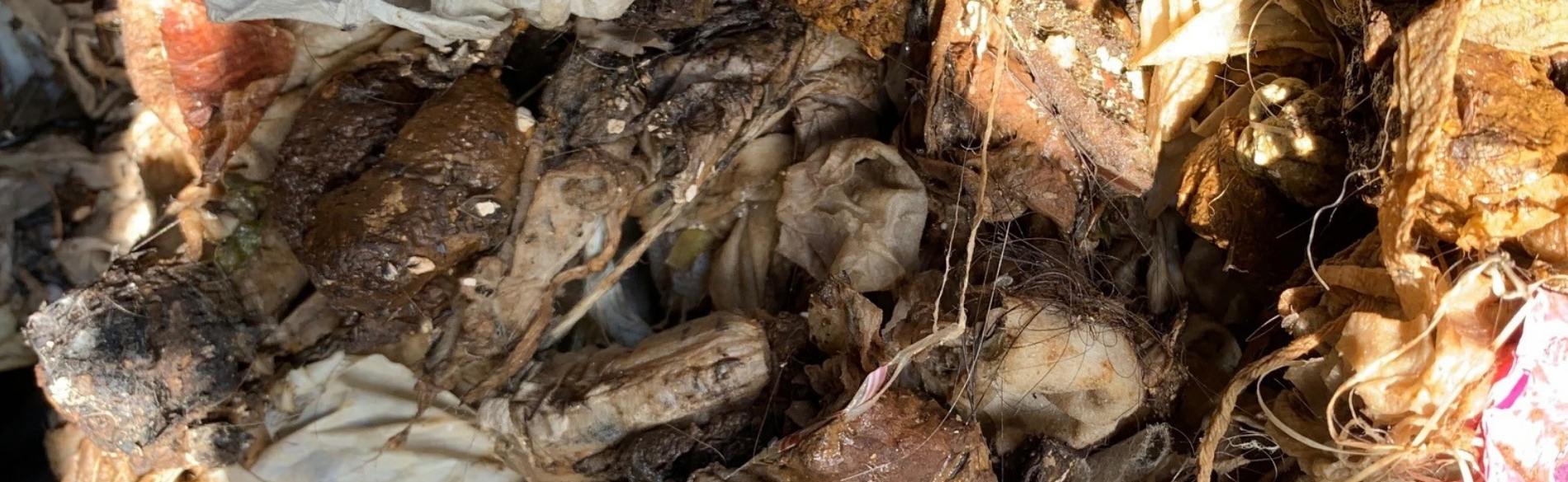 unacceptable items found blocking a sewer pipe